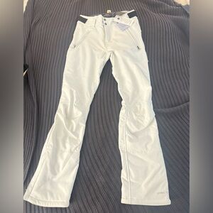 White Flare Pants